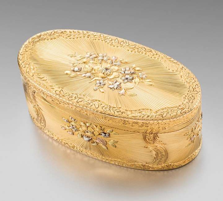 An 18th Century French Three-Colour Gold Box